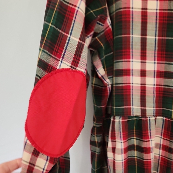 Ashley Taylor Vintage 90s Christmas Photos Country Red and Green Plaid PJs Sz L - Picture 4 of 9